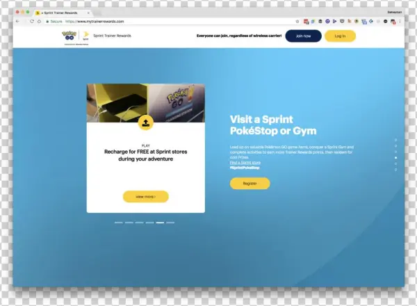 Sprint Pokémon & Razz Interactive