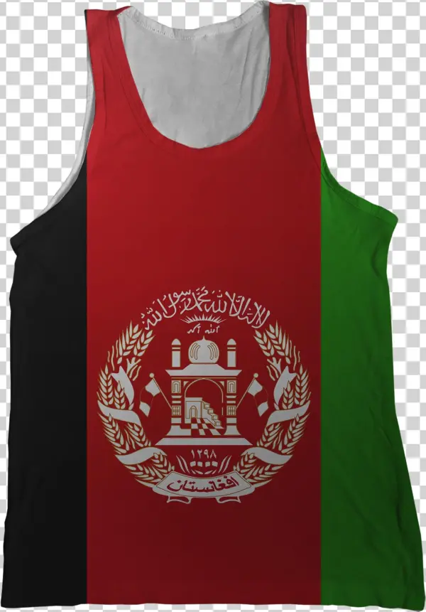 Afghanistan Flag Tank Top