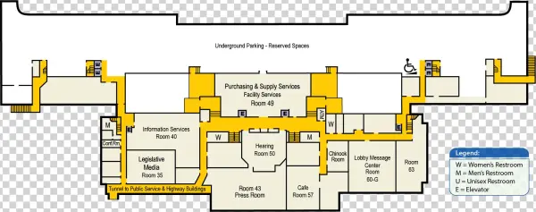 Capitol Ground Floor Plan