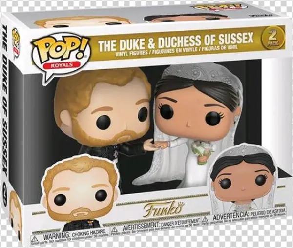 Duke & Duchess Of Sussex Pop Vinyl 2-pack