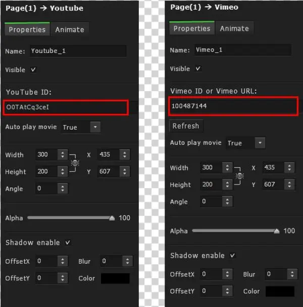 If You Want To Embed Online Youtube Or Vimeo Video,