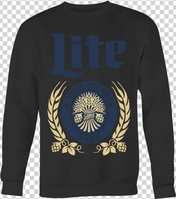 Miller Lite Sweatshirt Hoodie Long Sleeve T Shirt Miller