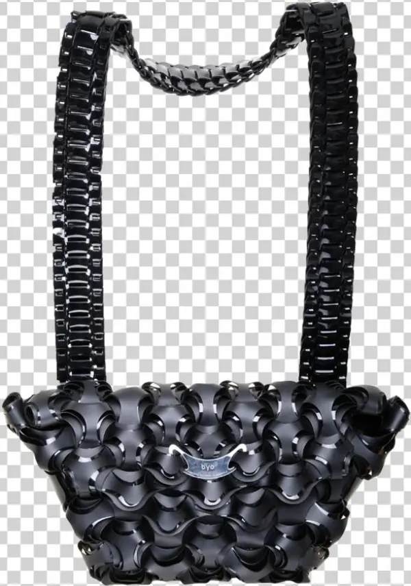 Opera Clutch In Black With Strap