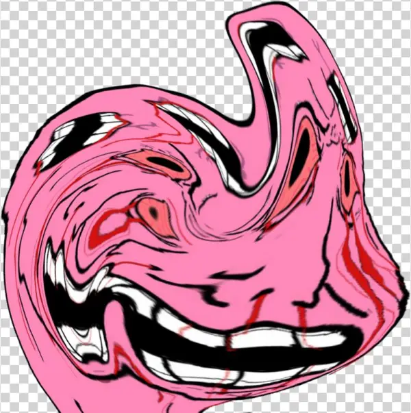 - >>