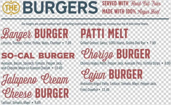 Burgers Png