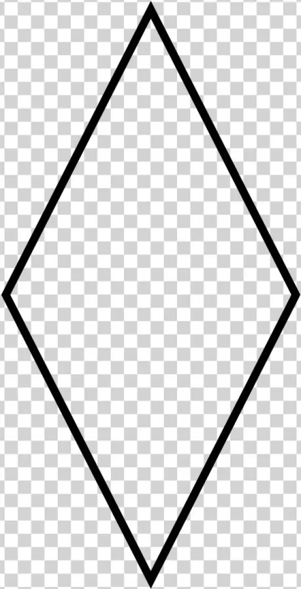 File - Lozenge - Black Simple - Svg