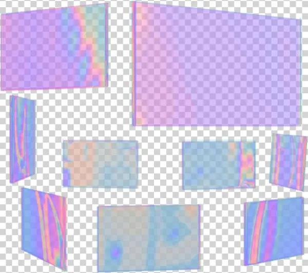Glass Holo Transpa