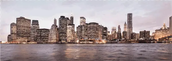 Manhattan Skyline Grey