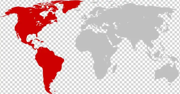 Map Of America Png