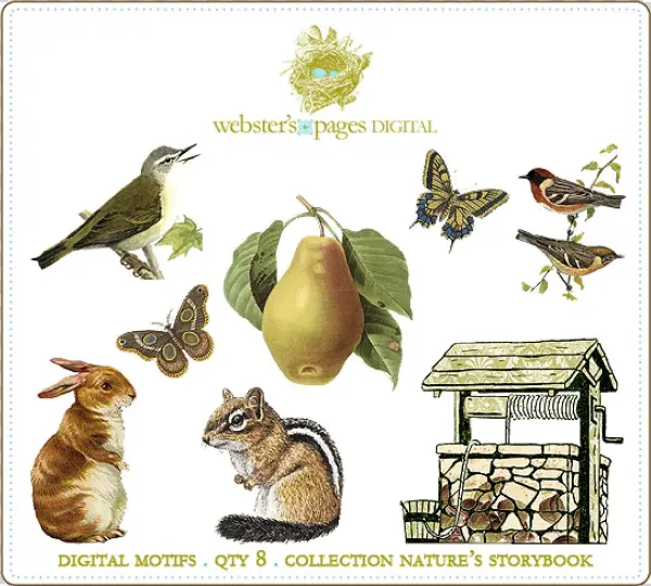 Nature's Storybook Digi Motifs