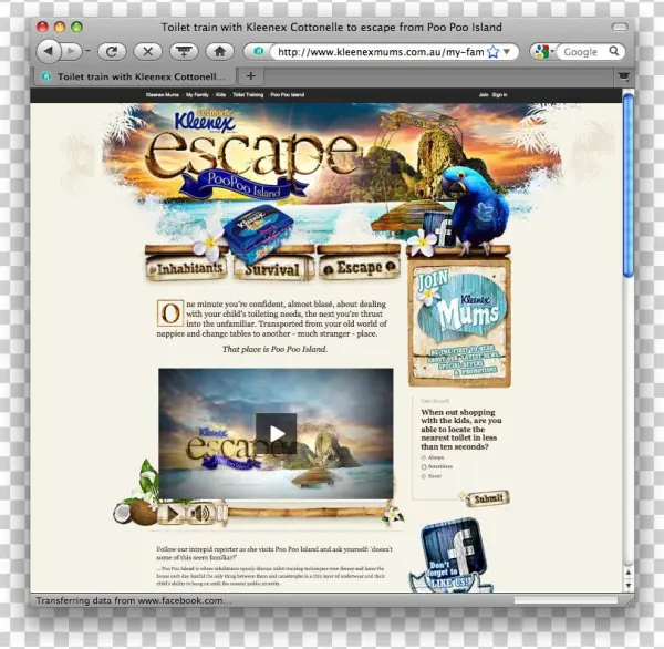 Poo Poo Island Mainpage