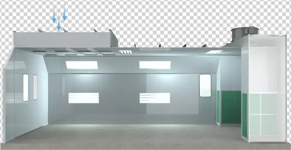 Semi Downdraft Airflow Design