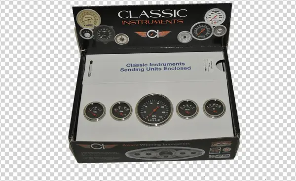 Classic Instruments Hot Rod Series With Red Pointers