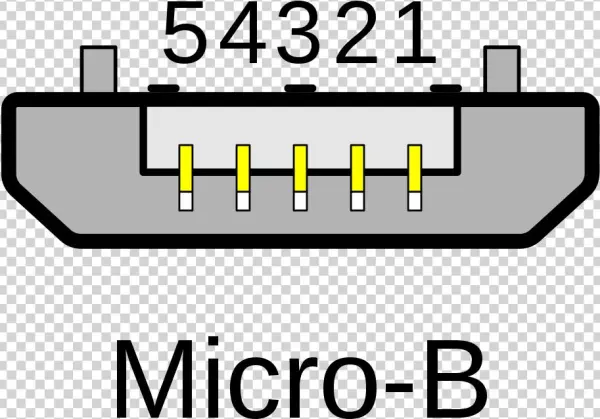 File - Usb Micro-b - Svg