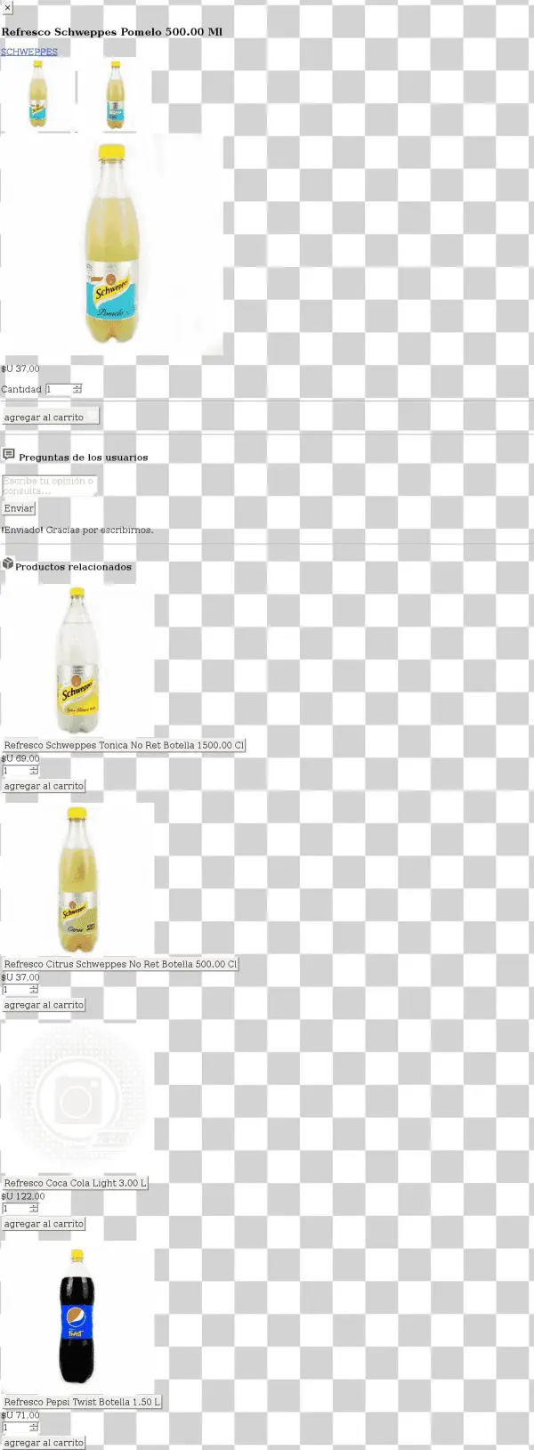 Refresco Png