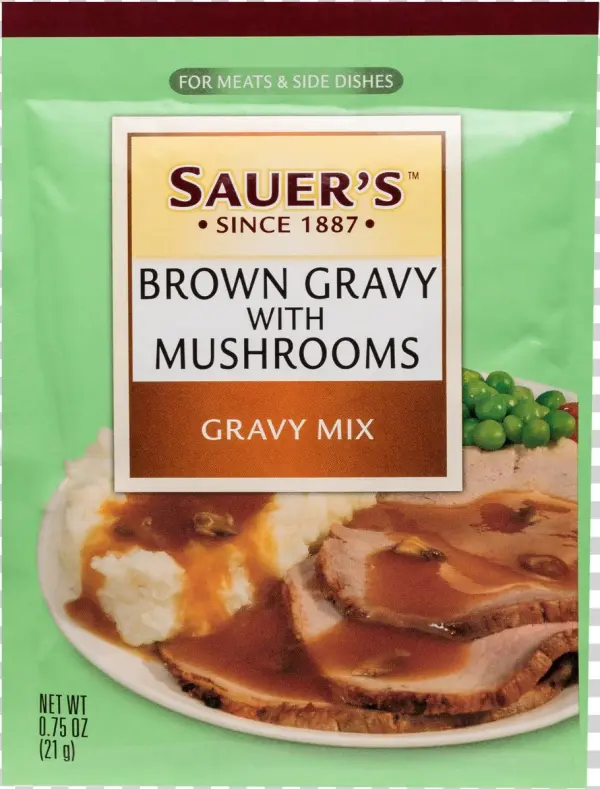 Brown Gravy With Mushrooms Burned