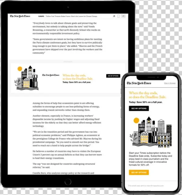 Nyt Deadline Sale