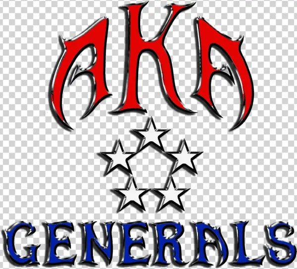 Aka Generals 5 Stars Red White Blue Web