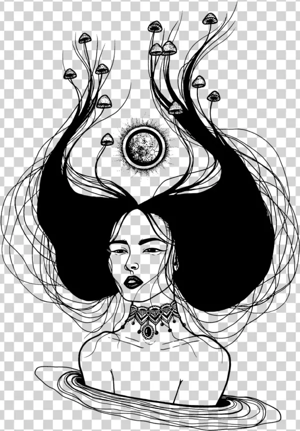Alison Onyx Art Lunar Suspension - Illustration