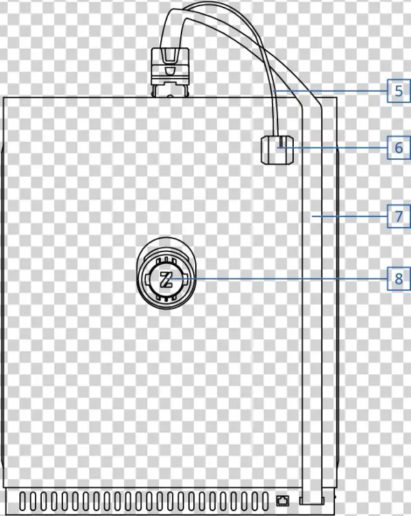 Components Zortrax M300 Plus-2b - Diagram