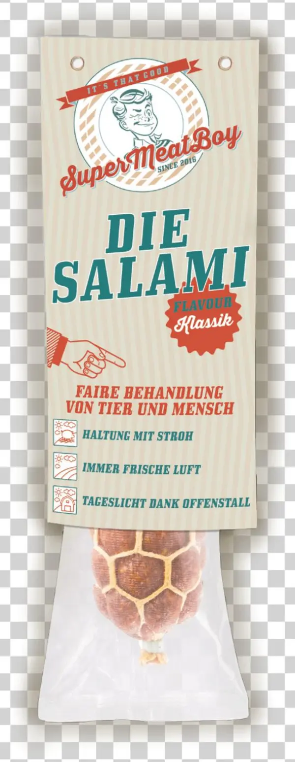 Die Klassische Salami Vom Supermeatboy - Poster