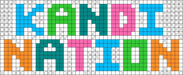 Kandi Nation Group Perler - Art