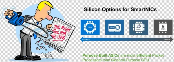 Optimized Networking Asics Are The Most Efficient Silicon - Cartoon
