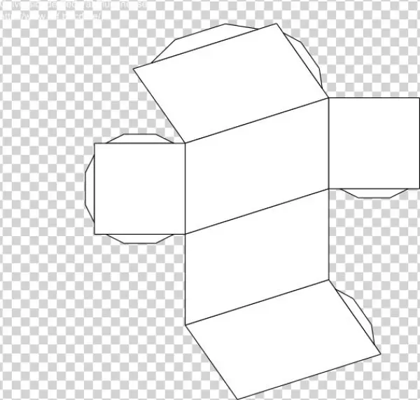 Prisma Quadrado Obliquo - Illustration