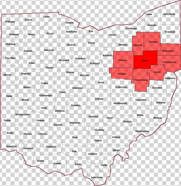 Proudly Serving Alliance, Marlboro, Canton, North Canton, - Diagram