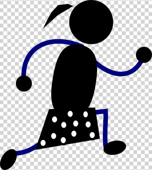 Running Girl Png