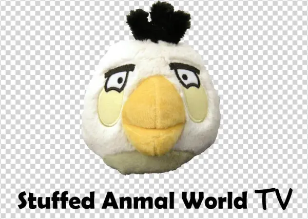 Sawtv White Bird - Stuffed Toy
