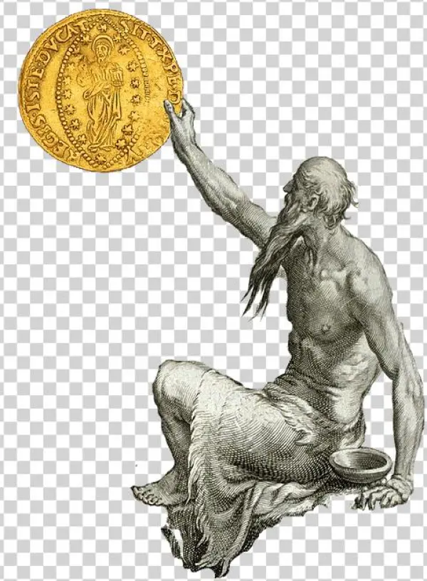 Timon Of Athens - St. Paul The Hermit. S. Paulus Primus Eremita, Plate