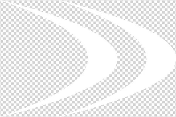 White Swoosh Png - Monochrome
