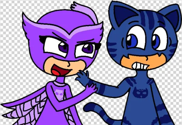 Akumatized Owl - Cartoon