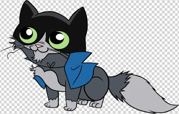 Mumble Cat Vector - Cartoon