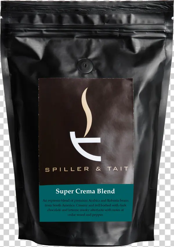 Super Crema Coffee Blend - Spiller & Tait Signature Blend Coffee Beans 1kg