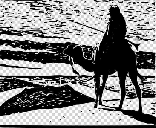 This Free Icons Png Design Of Camel And Rider