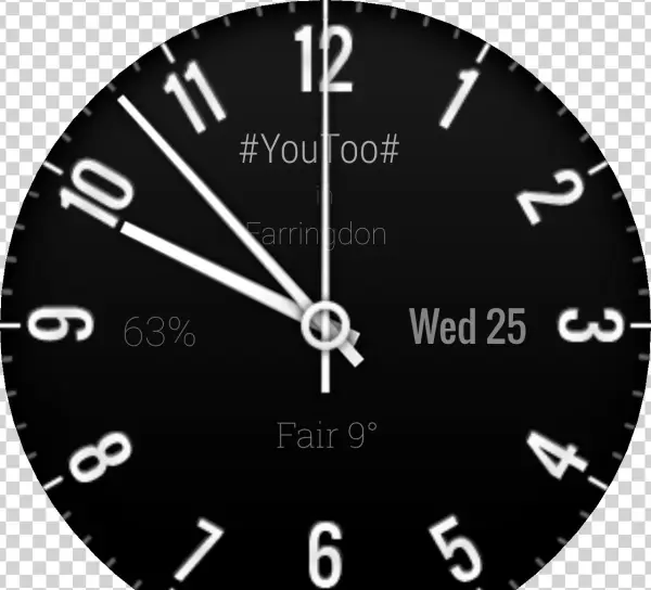 #youtoo In White By The Snaparazzi Watch Face Preview