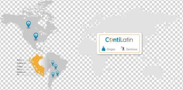Actividades Comerciales - World Map