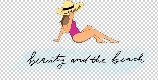 Beauty And The Beach - Cartoon