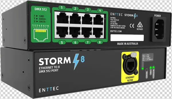 Control A Total Of 4096 Dmx Channels, Thanks To 8 Dmx - Fvs336g