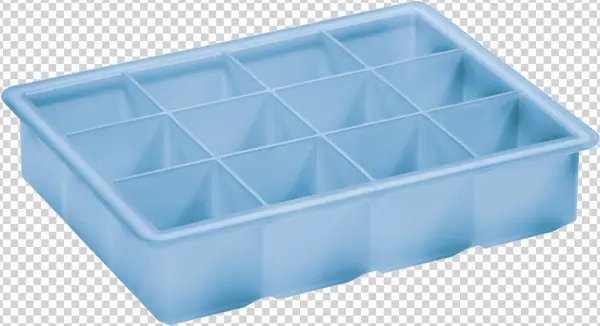 Eisformer Würfel 4x4cm Eisblau