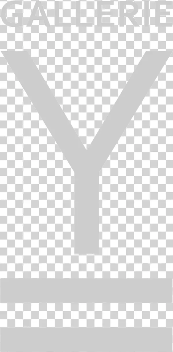 Gallerie Y Vertical Logo Grey