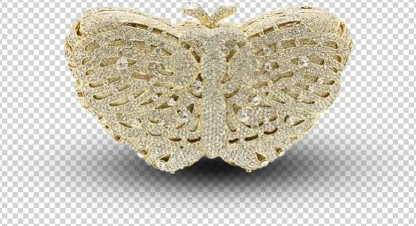 Golden Butterfly Front View