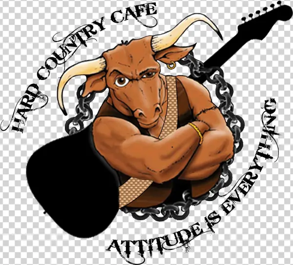 Hard Country Cafe Logo Lucky - Cartoon
