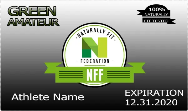 Nff Amateur Membership Card 1 - Graphic Design