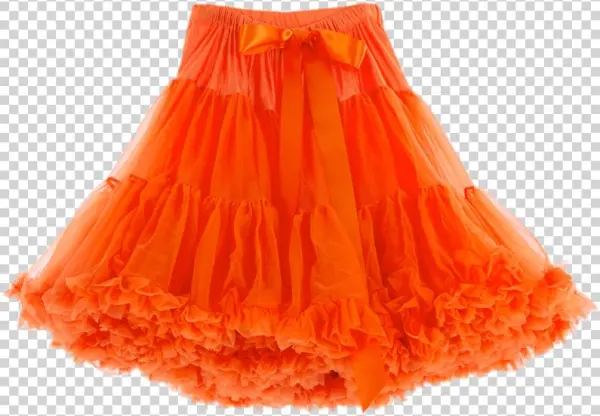 Orange Petticoat - Miniskirt