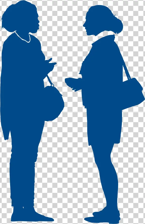Women Talking Heritageblue - Illustration