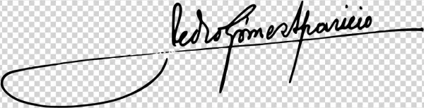 Firma De Pedro Gómez Aparicio - Calligraphy