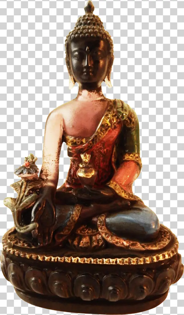 Peking Glass Siddharta Gautama Chairish
